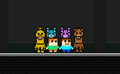 Steve and Alex vs Fnaf Banner