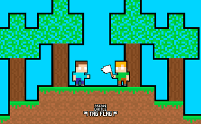 Friends Battle Tag Flag Banner