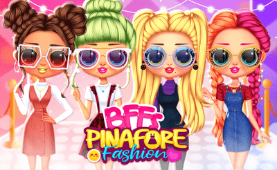 BFFs Pinafore Fashion Banner