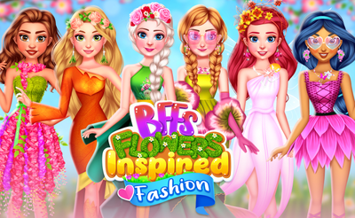 BFFs Flowers Inspired Fashion Banner