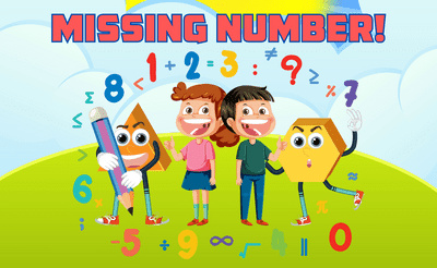 Missing Number Banner