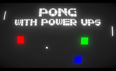 Pong with Power Ups Banner