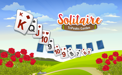 Solitaire TriPeaks Garden Banner